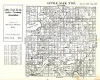 Little Sauk Township, Maple Lake, Cedar Lake, Mud Lake, Todd County 1925